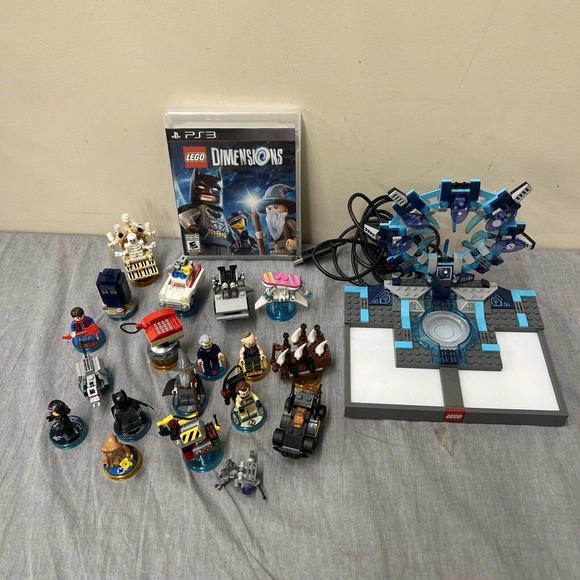 PS3 LEGO Dimensions Lot Mini Figures 11 Vehicles/Accessories W